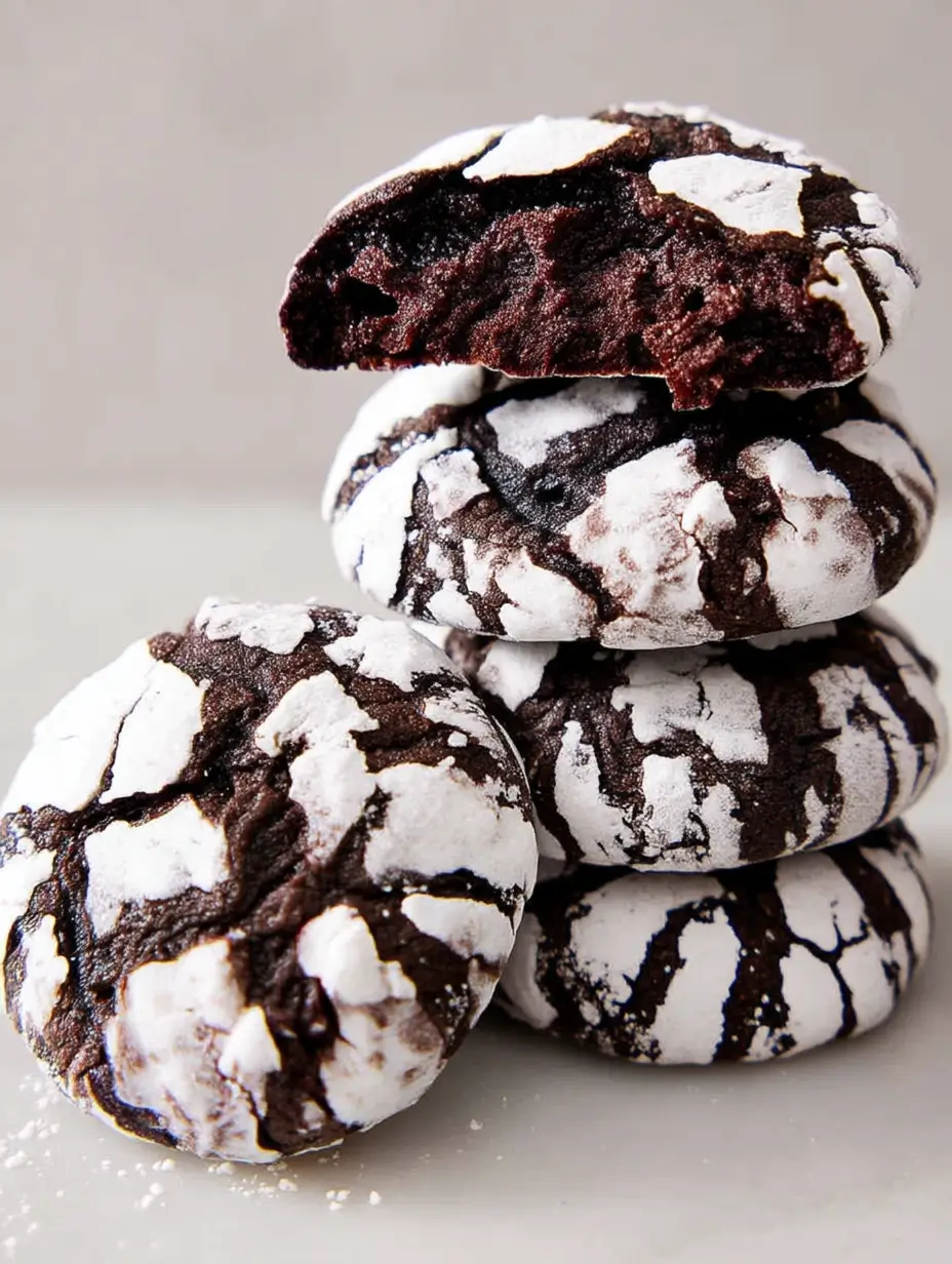 Chocolate Crinkle Cookies
