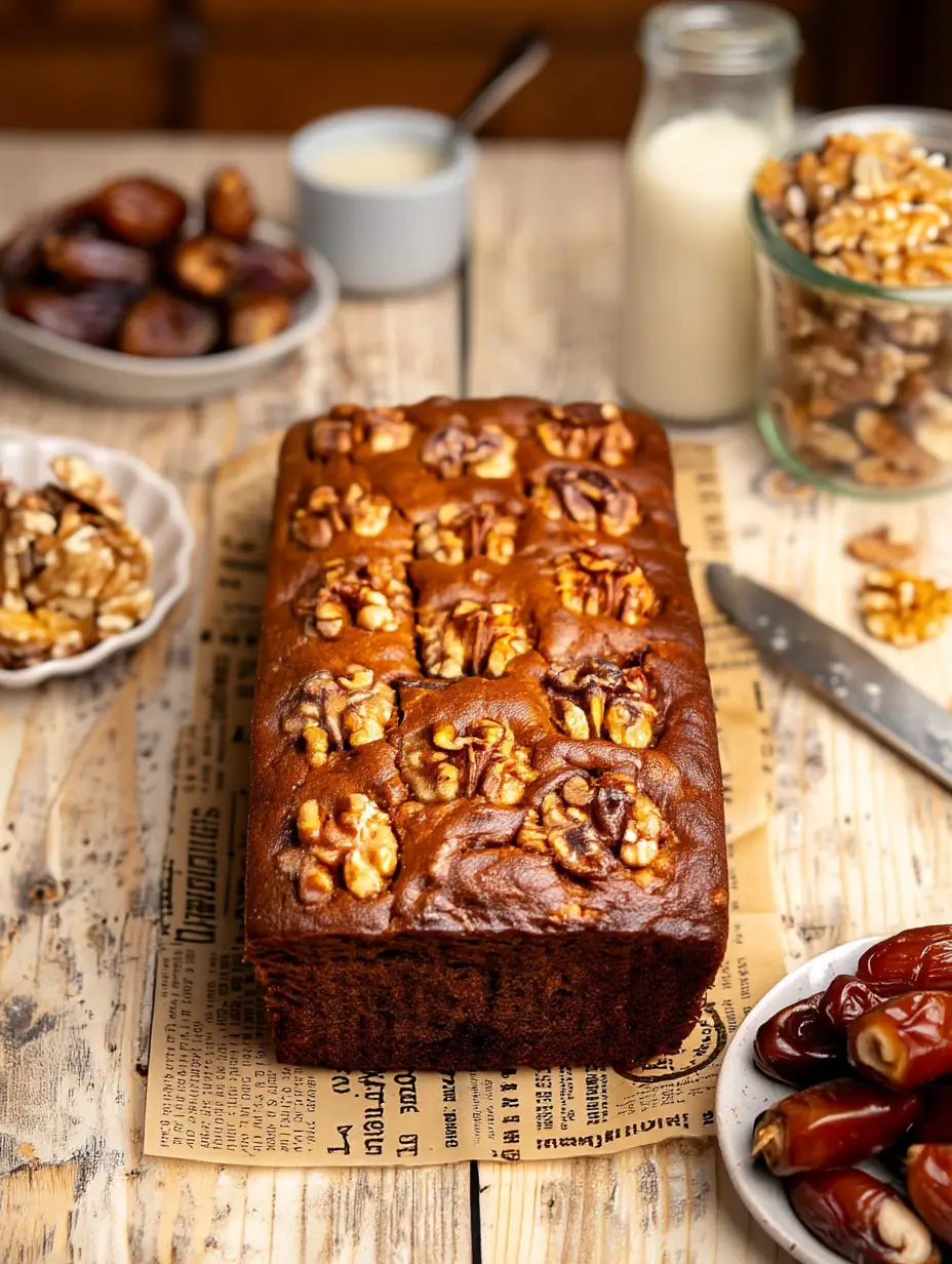 Date and Walnut Cake