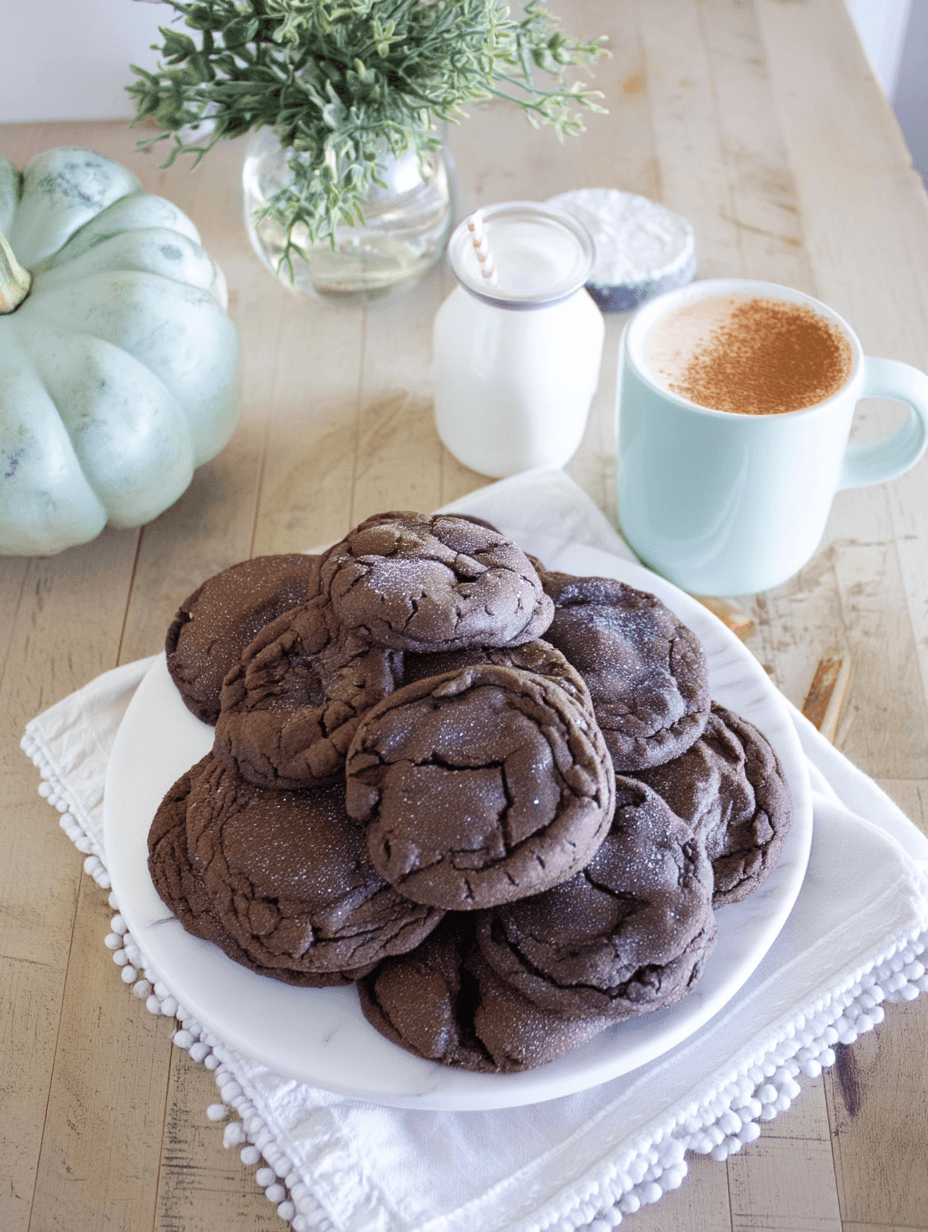 Chocolate Ginger Snap Cookies