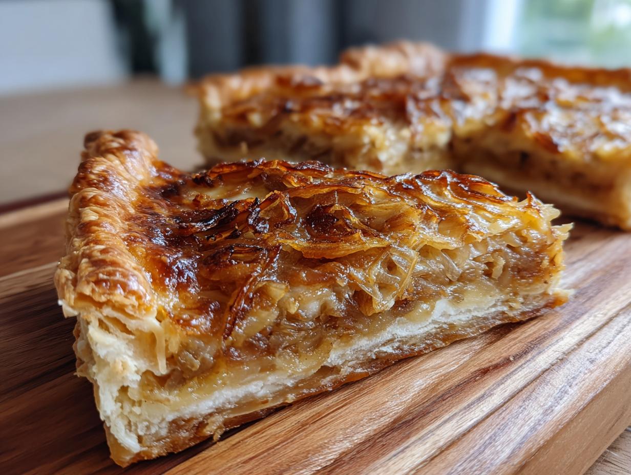 Caramelized onion tart