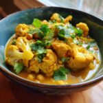 Cauliflower and chickpea curry