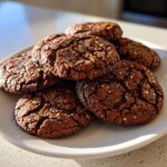 Chocolate ginger snap cookies