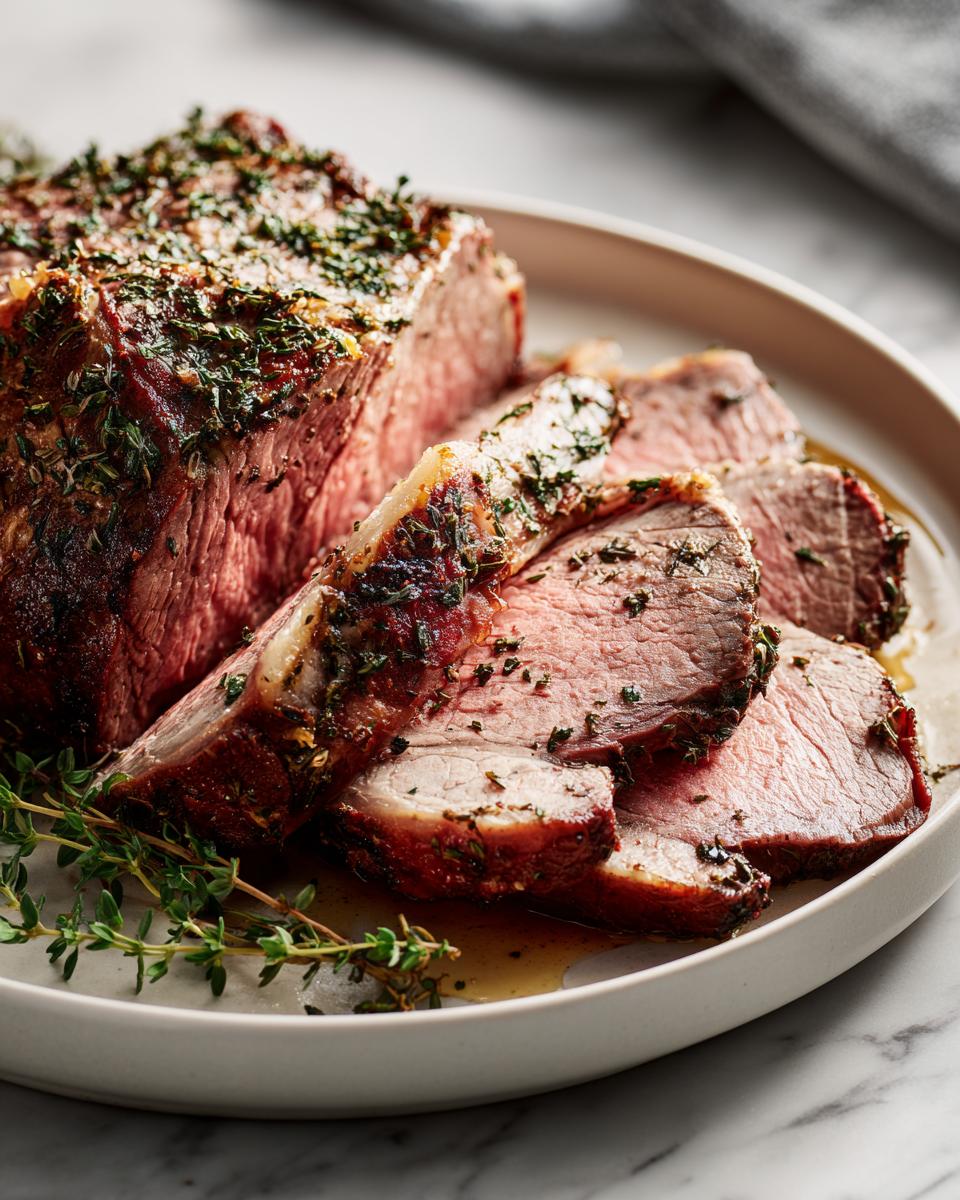 Classic roast beef with herbs - detail 1