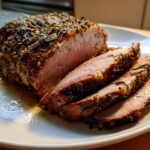 Classic roast beef with herbs