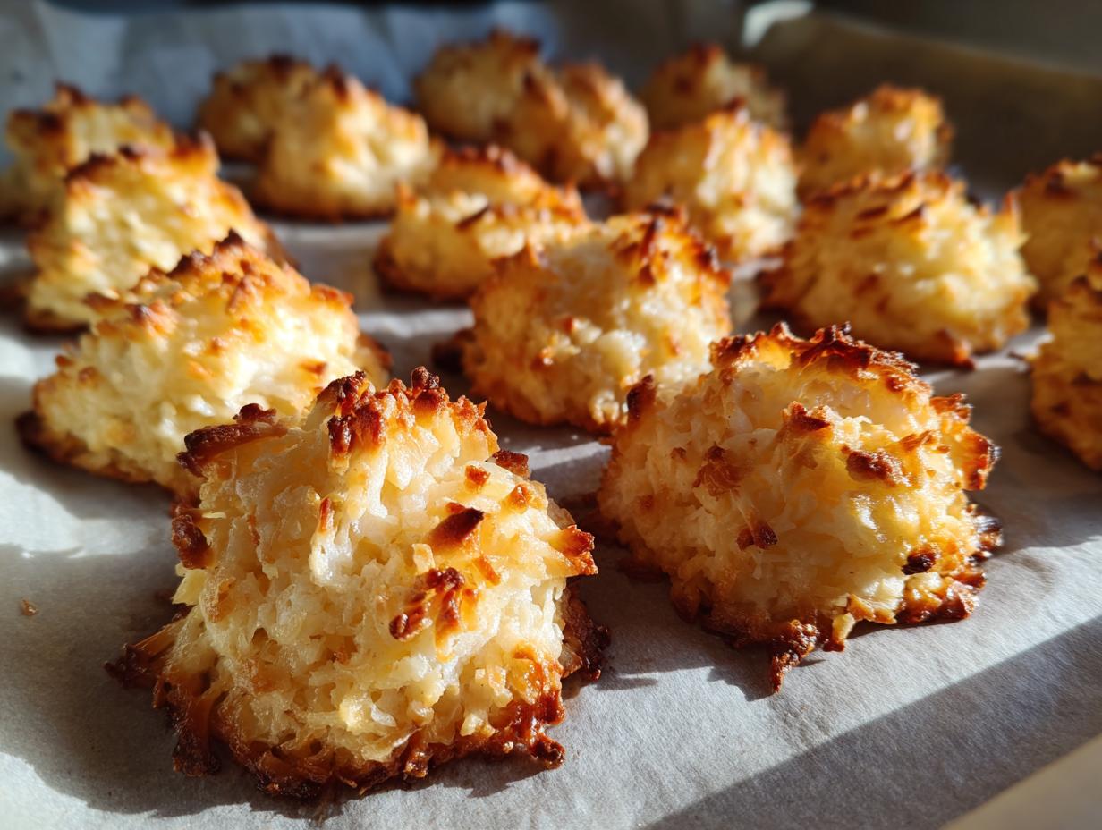Coconut macaroons dairy-free