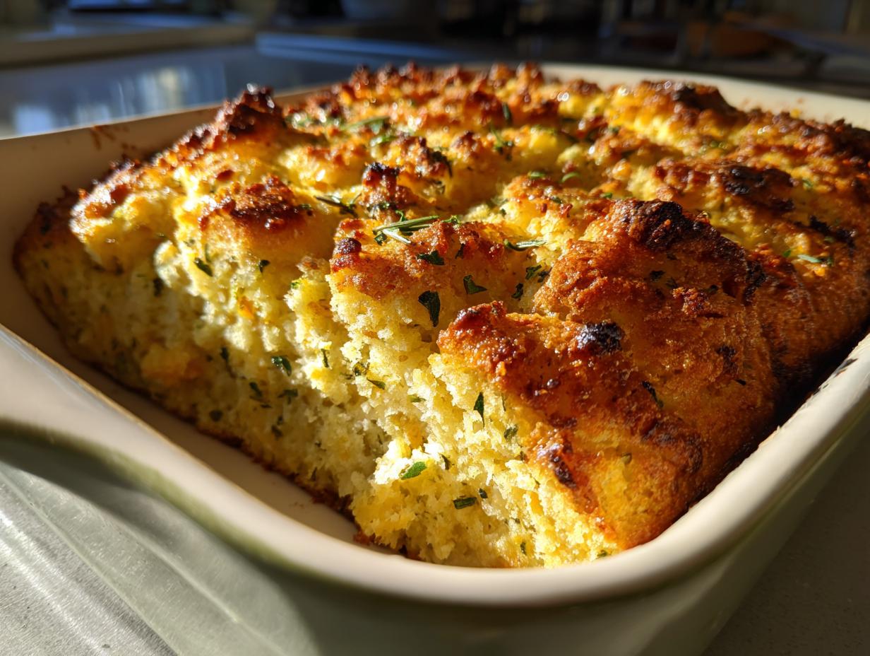 Cornbread stuffing casserole