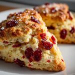 Cranberry orange scones