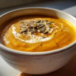 Creamy pumpkin soup