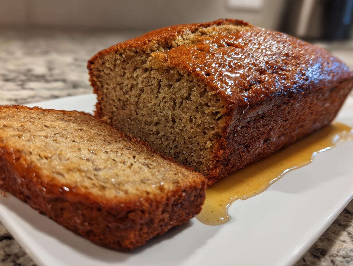 Healthy banana bread vegan