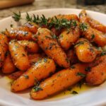 Herb roasted baby carrots