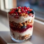 Holiday fruit parfait