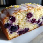 Lemon blueberry loaf cake
