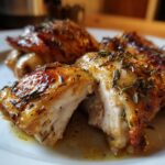 Lemon thyme baked chicken thighs
