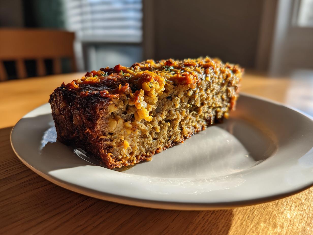 Lentil walnut loaf holiday