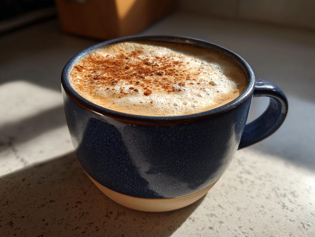 Maple cinnamon oat latte