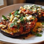 Mediterranean baked eggplant