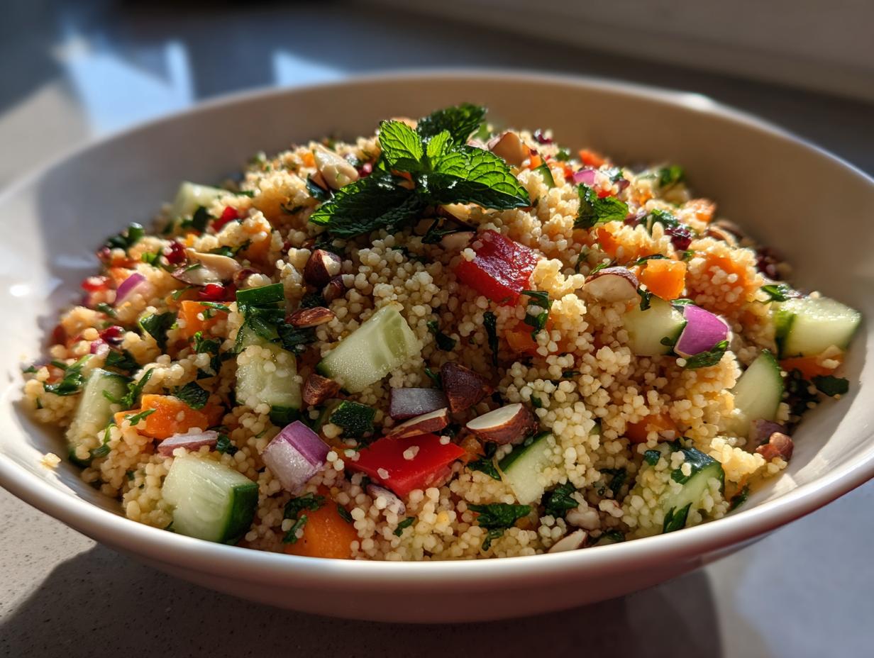 Moroccan couscous salad