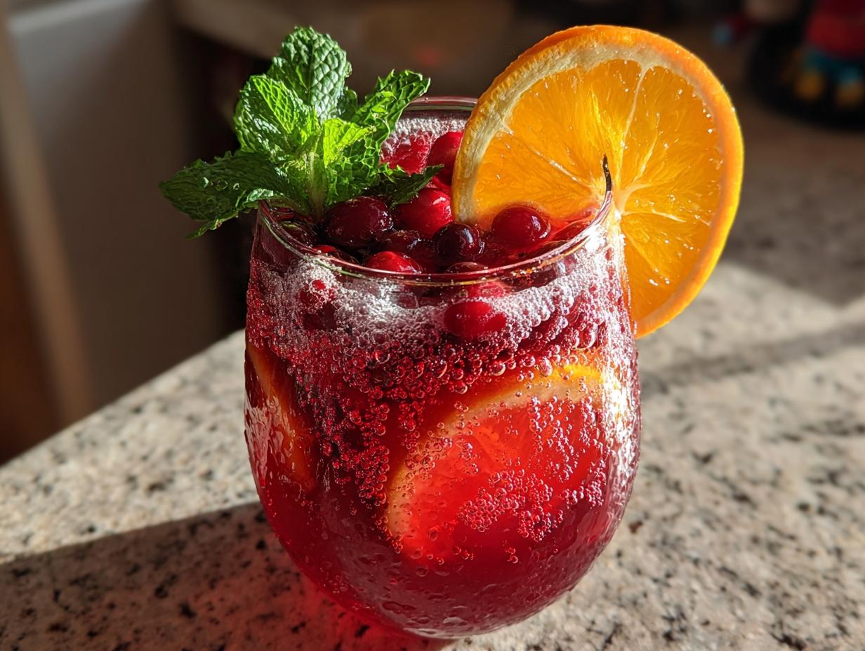 Non-alcoholic Christmas punch