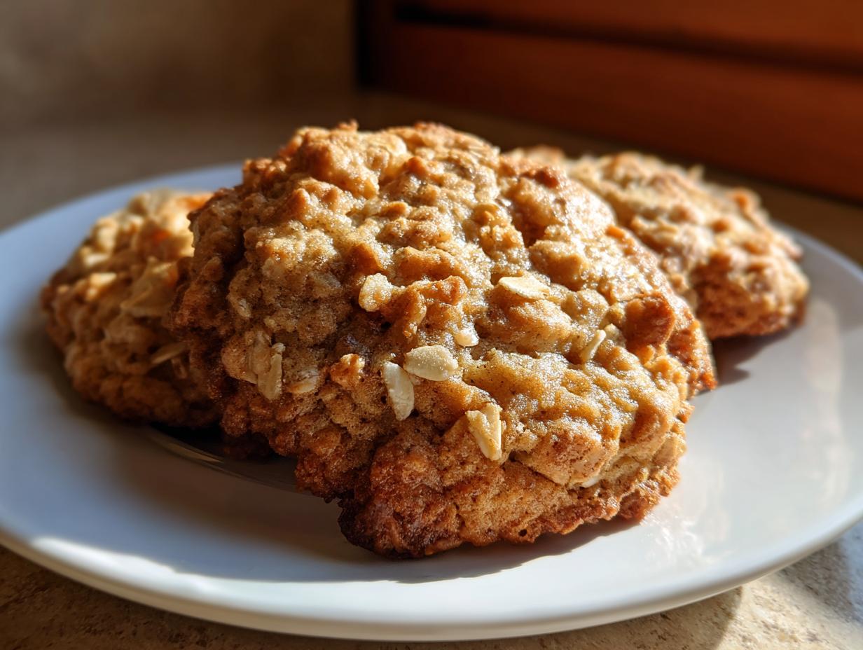 Peanut butter oat cookies