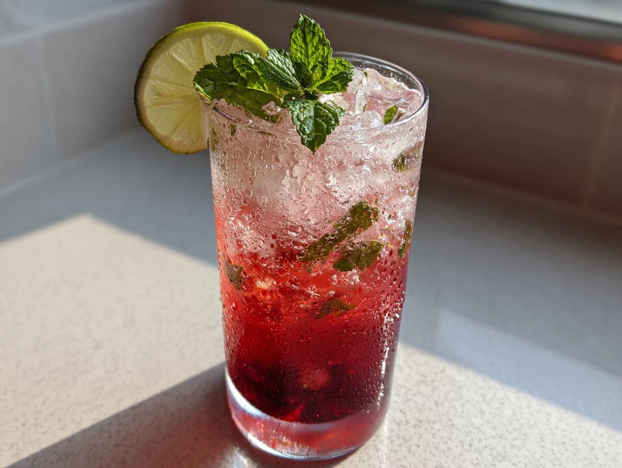 Pomegranate fizz non-alcoholic