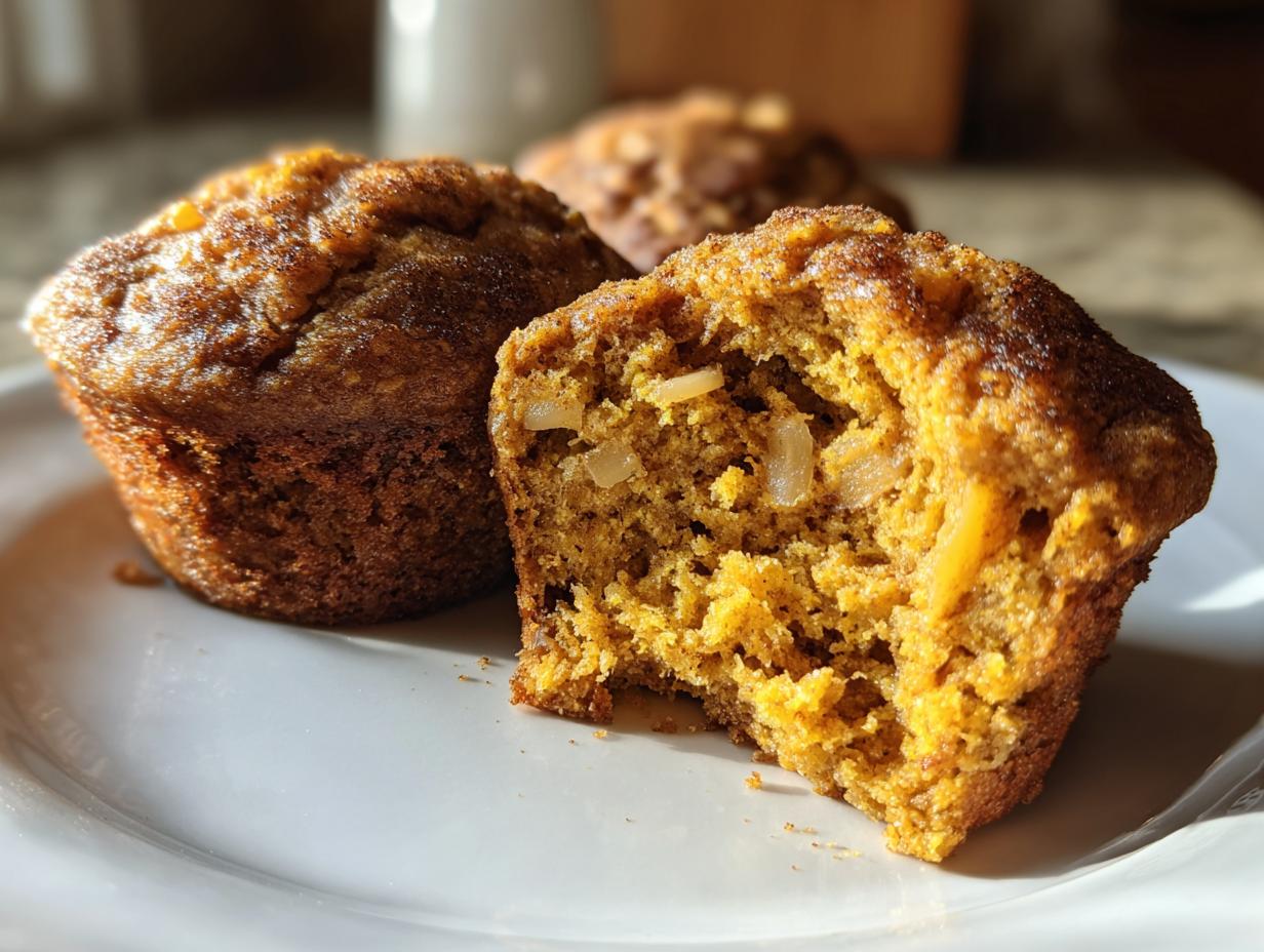 Pumpkin apple muffins