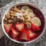 Red velvet smoothie bowl
