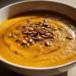 Roasted butternut squash soup