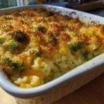Savory broccoli rice casserole