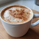 Spiced almond milk latte