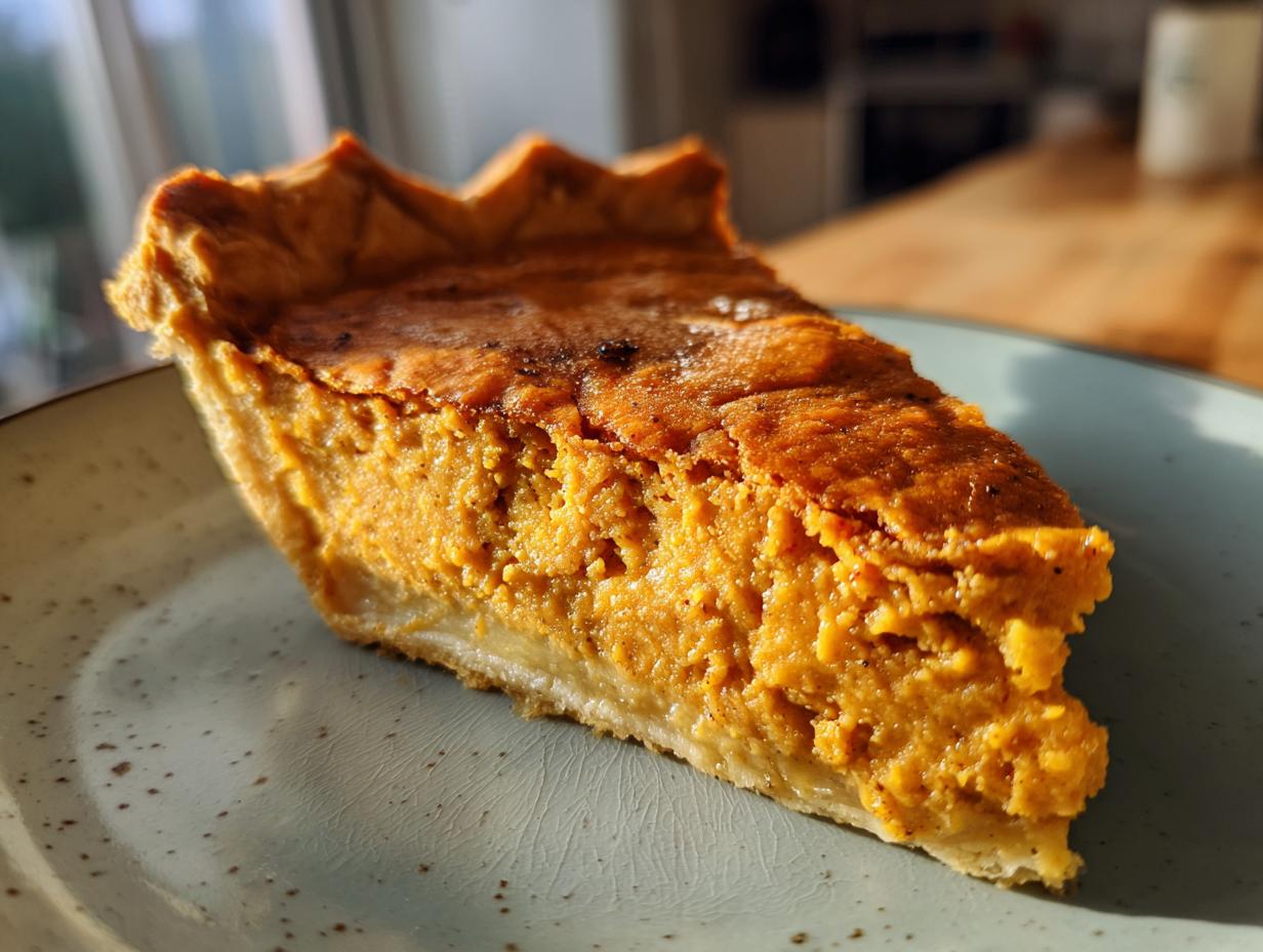 Spiced sweet potato pie