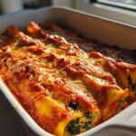 Spinach and ricotta cannelloni
