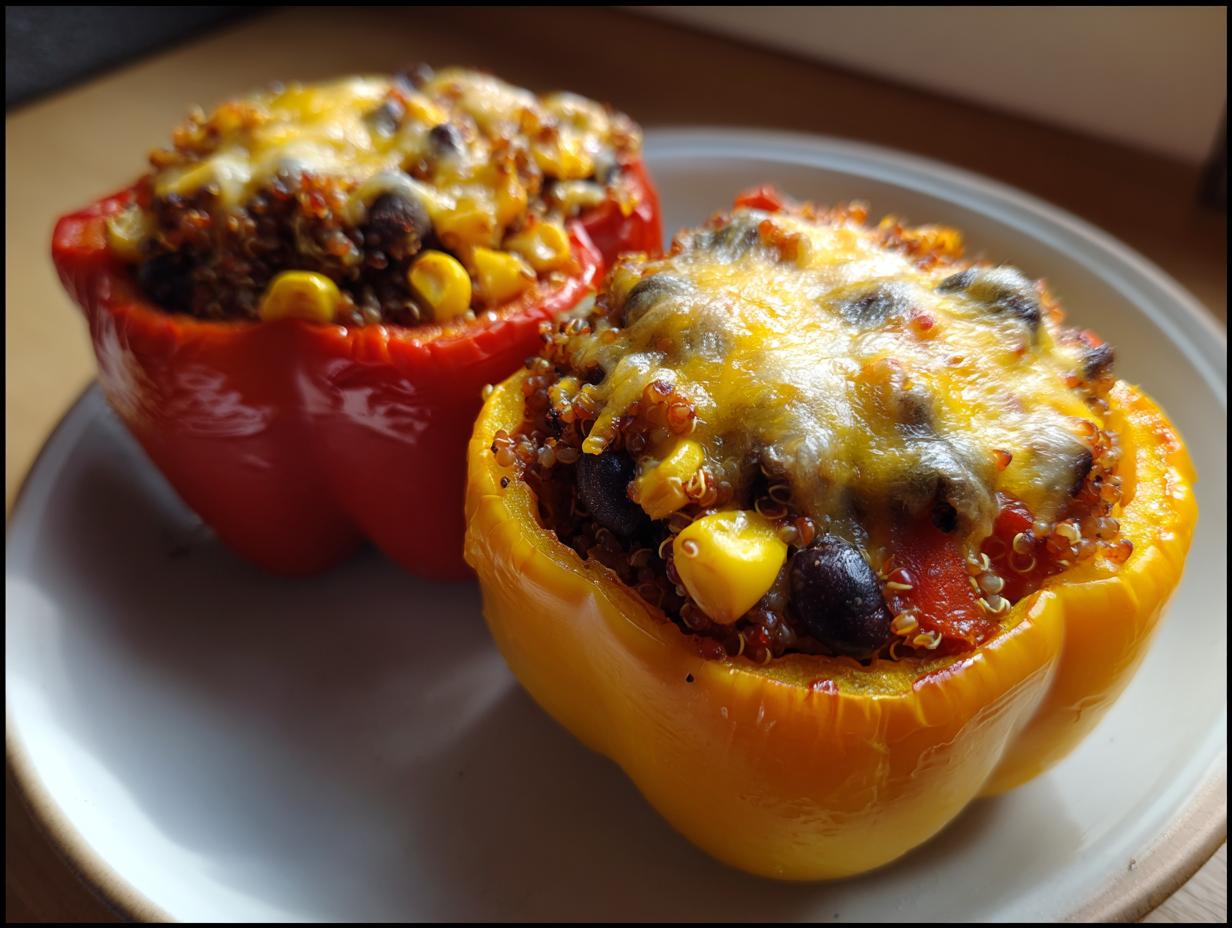 Stuffed bell peppers quinoa