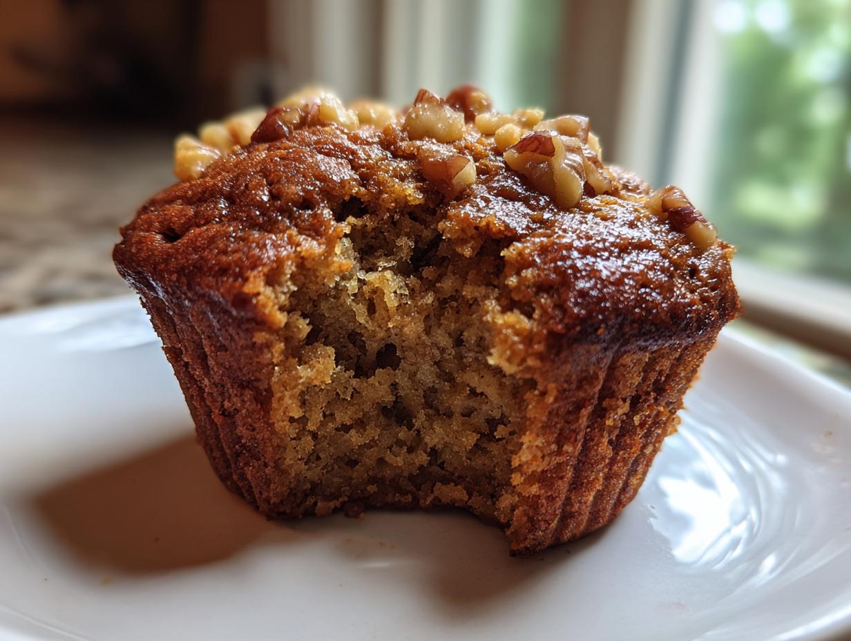 Vegan banana bread muffins