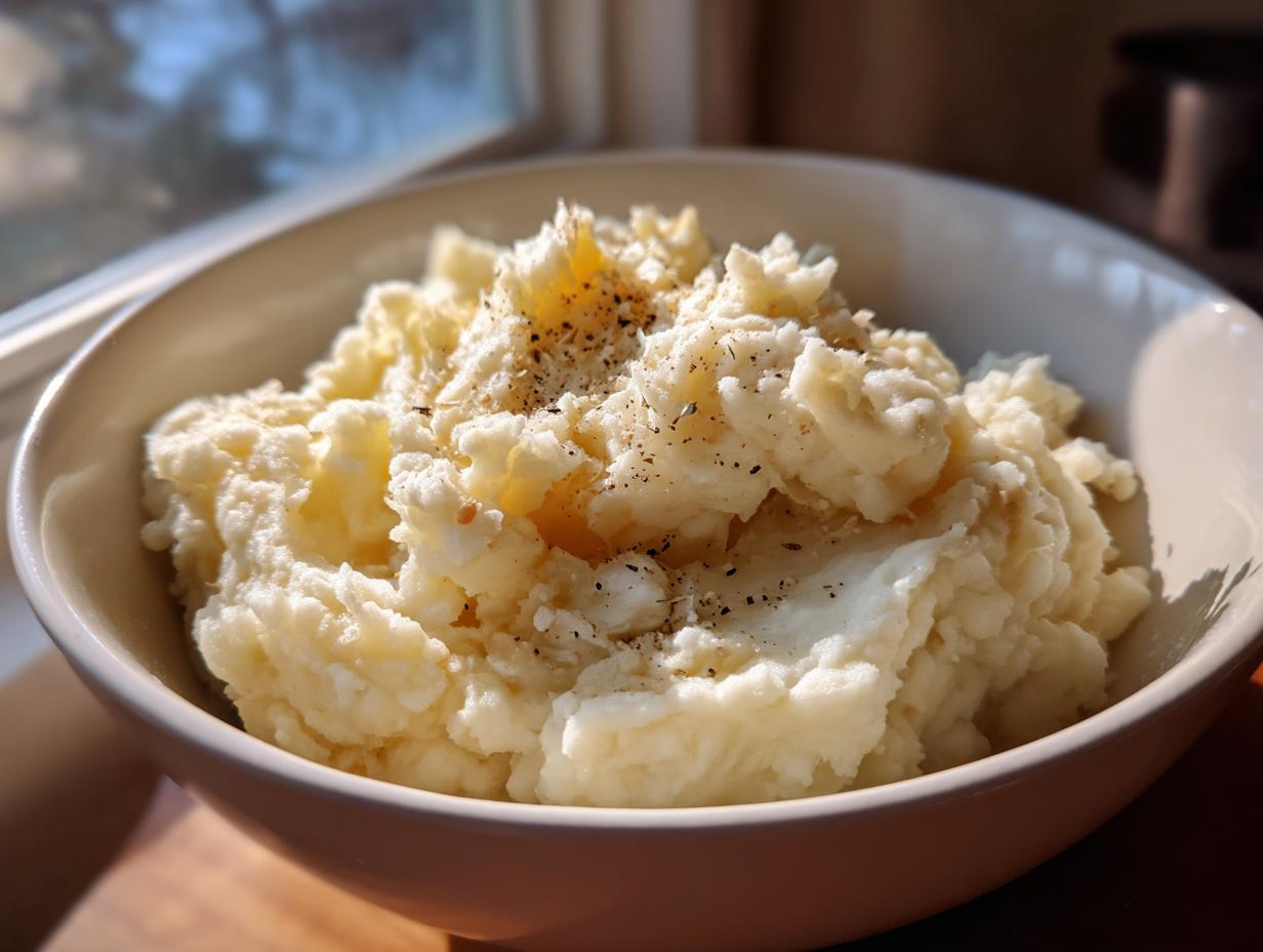 Vegan creamy mashed potatoes
