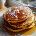 Vegan gingerbread pancakes