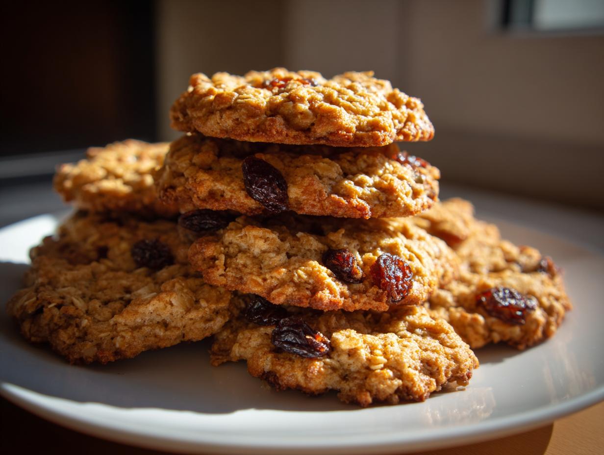 Vegan oatmeal cookies
