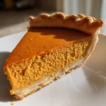 Vegan pumpkin pie classic