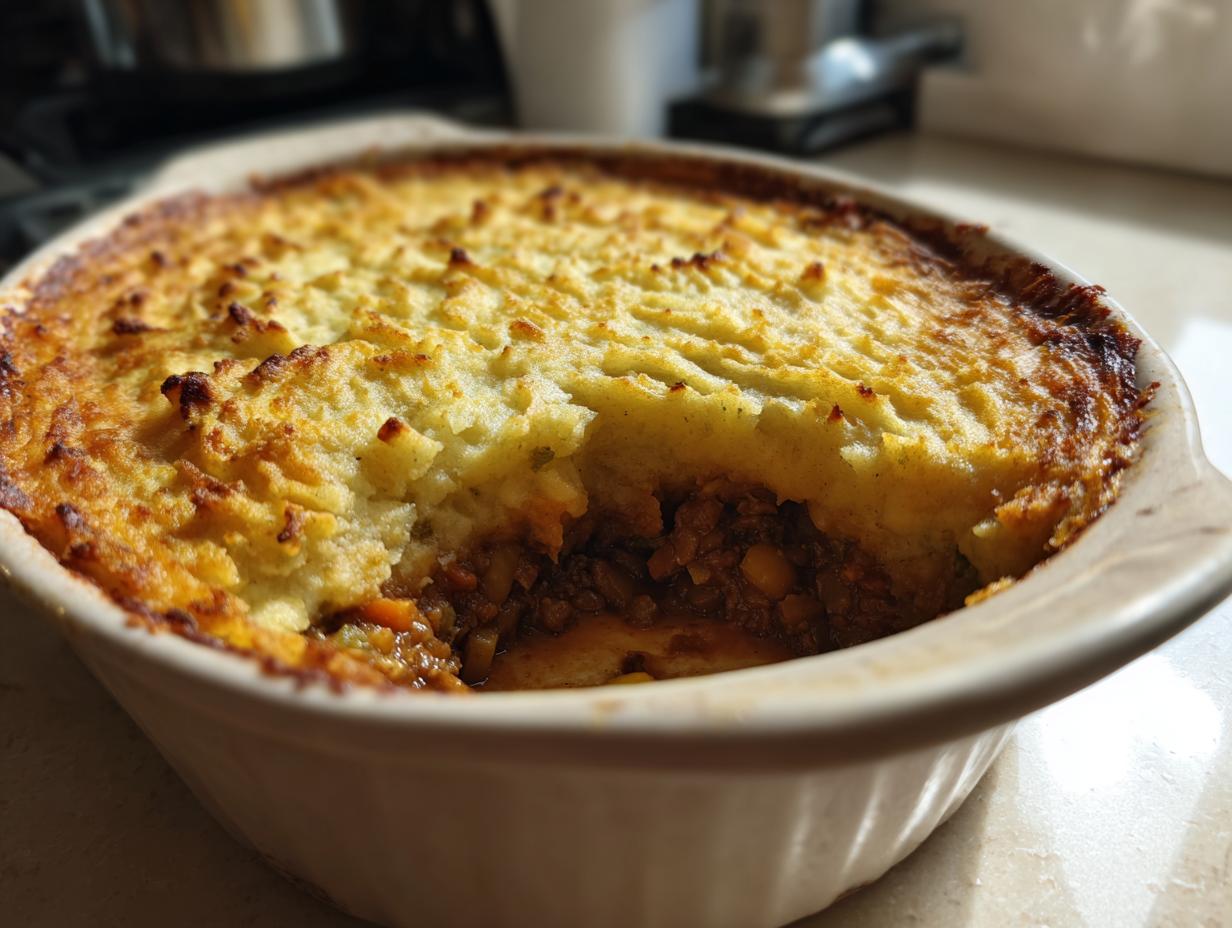Vegan shepherd’s pie