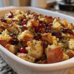 Vegan stuffing with cranberries