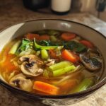 Vegetable noodle soup healthy