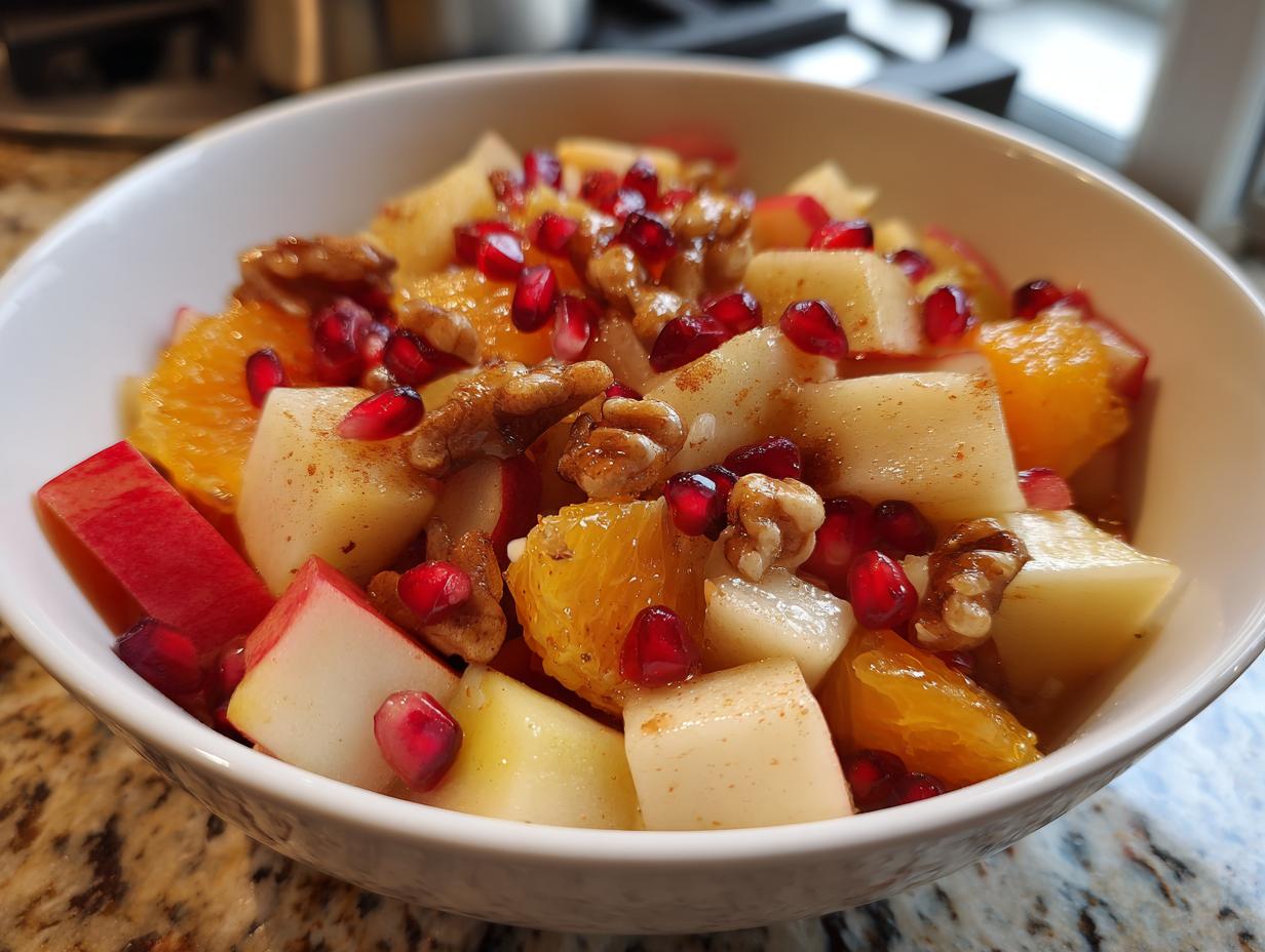 Winter fruit salad
