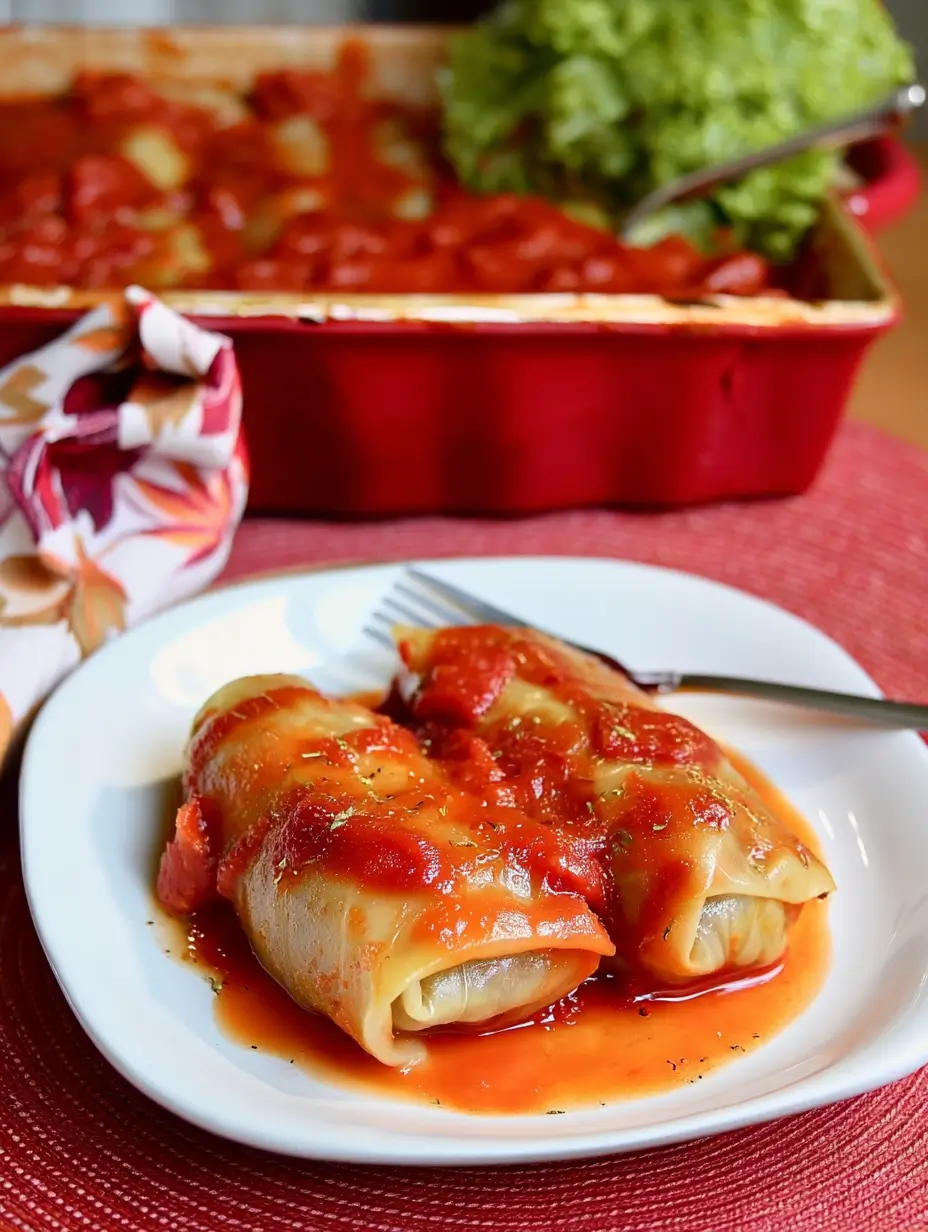 Vegan Stuffed Cabbage Rolls