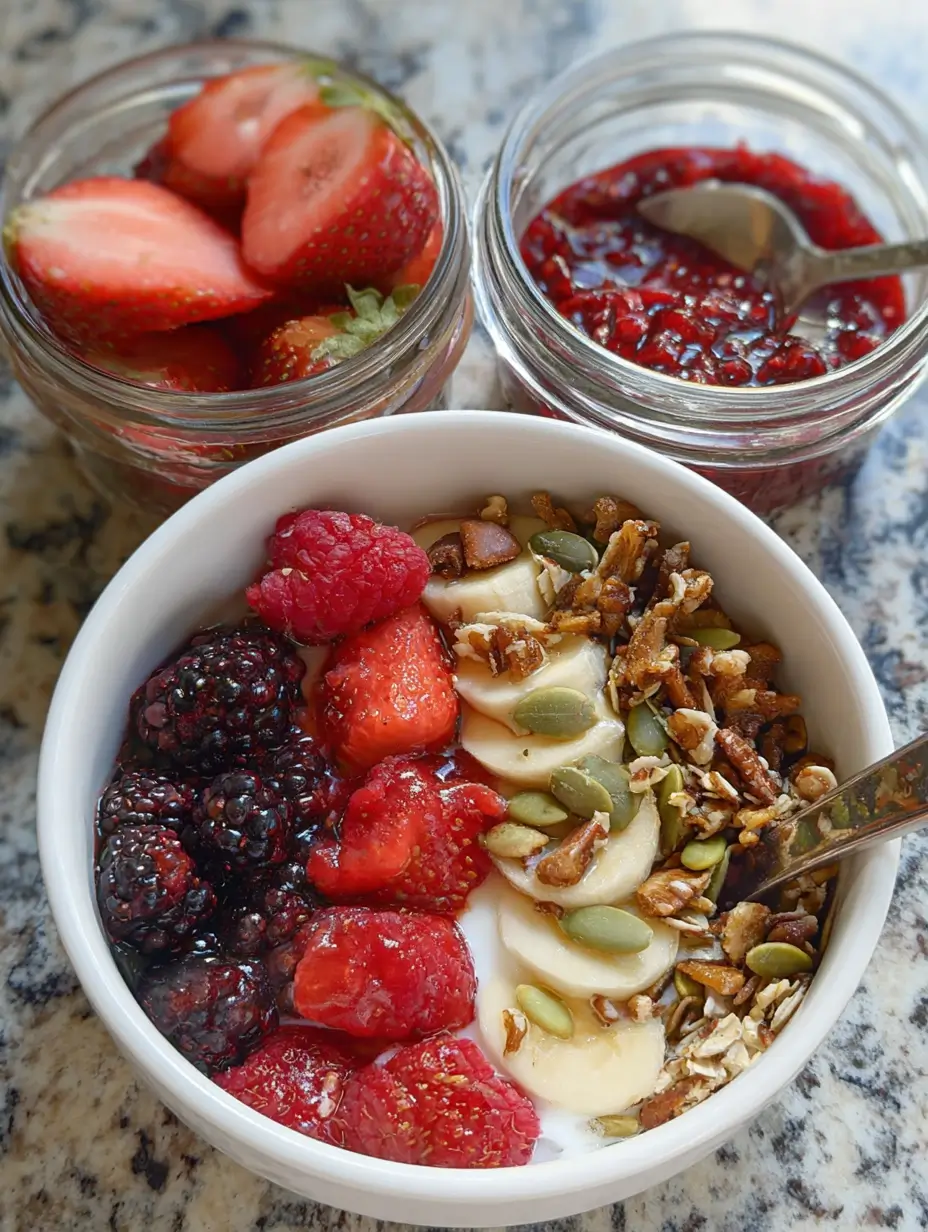 Berry Compote Breakfast Bowls