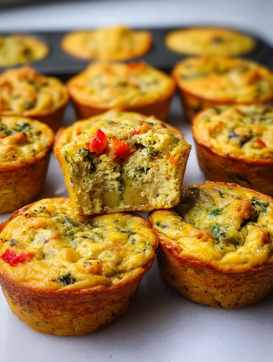 Chickpea Omelette Muffins