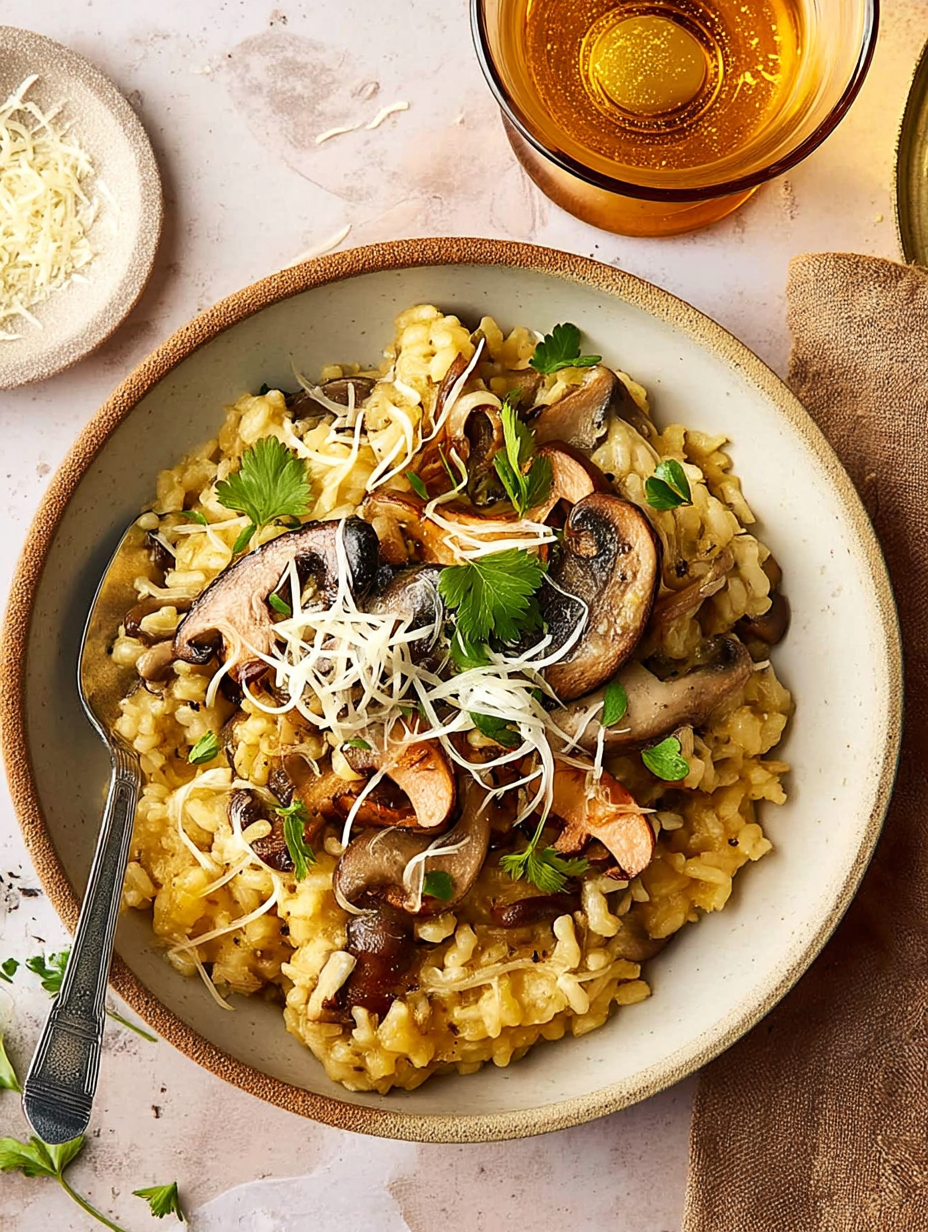 Creamy Mushroom Risotto
