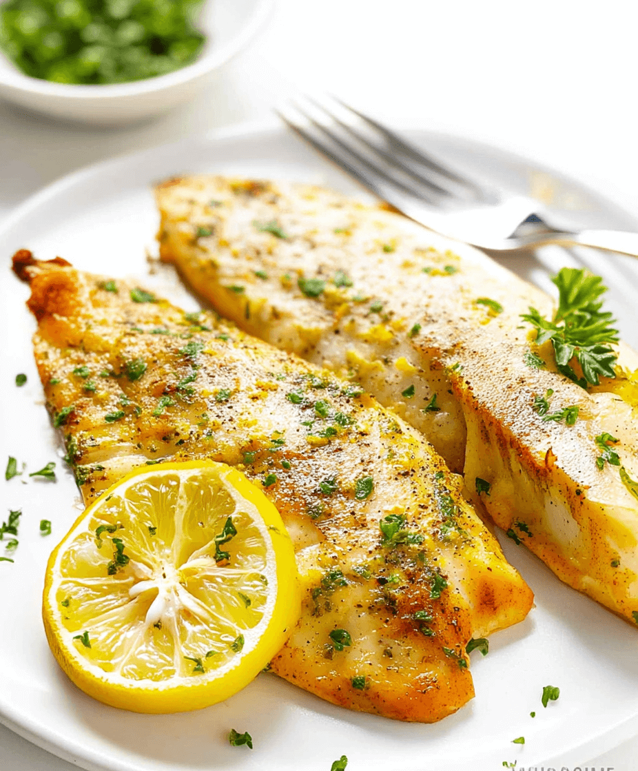 Baked Tilapia with Lemon