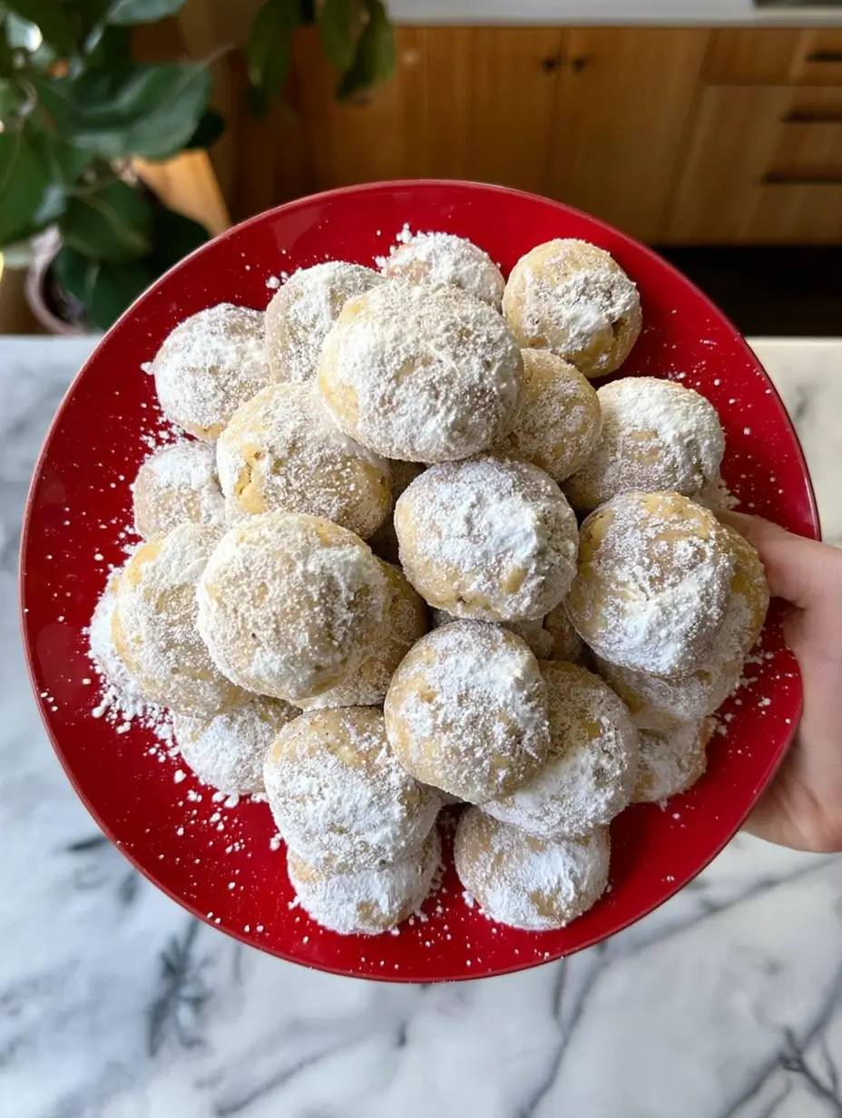 Cinnamon Snowball Cookies