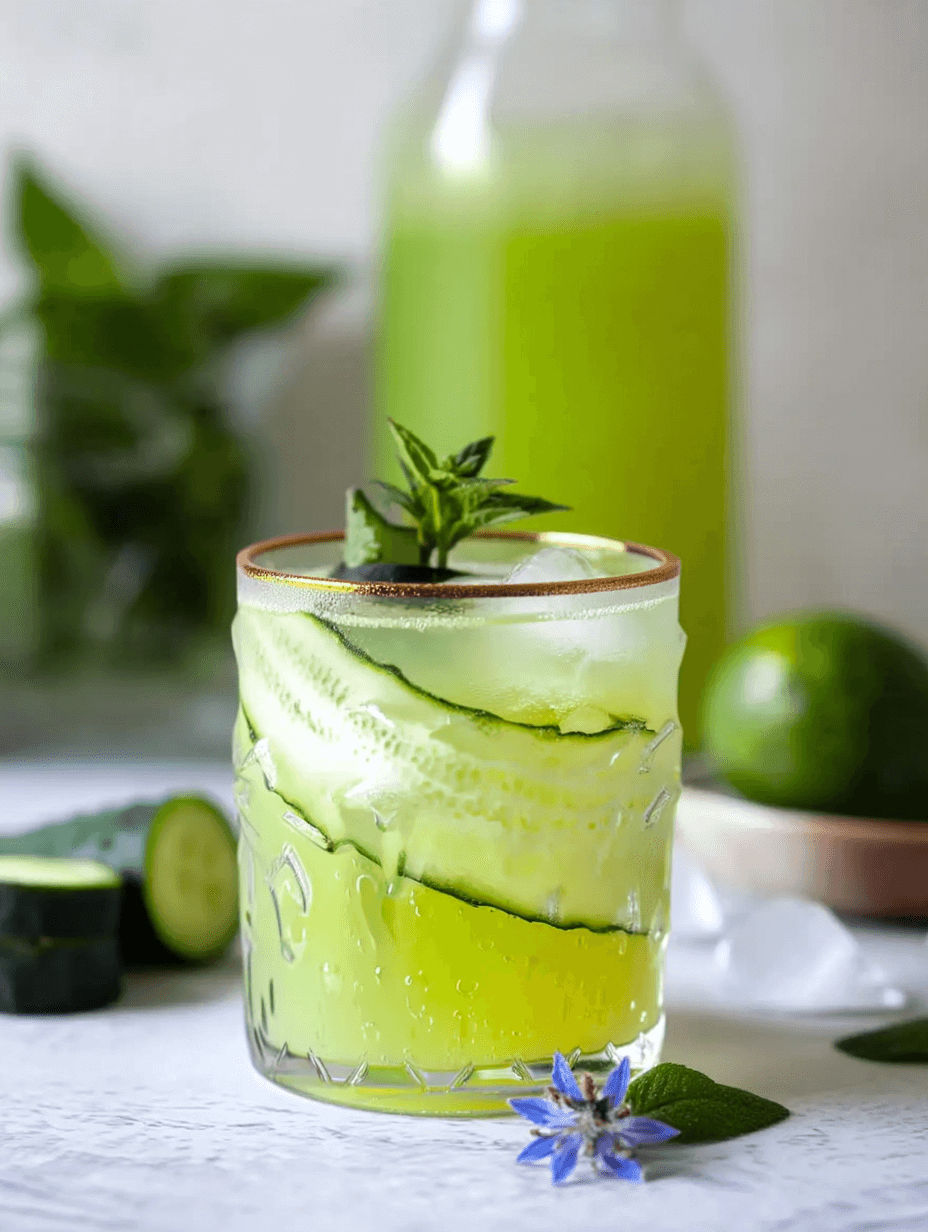 Cucumber Lime Refresher