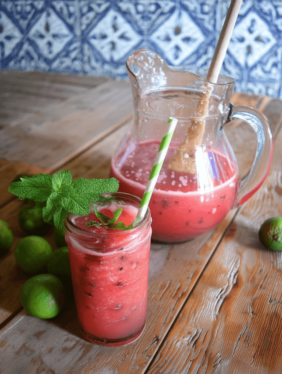 Watermelon Mint Cooler: Ultimate Summer Mocktail